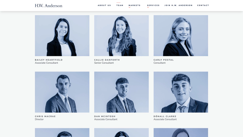 H.W. Anderson team directory