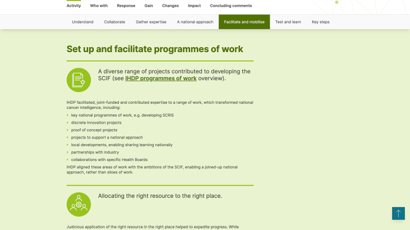 IHDP navigation system